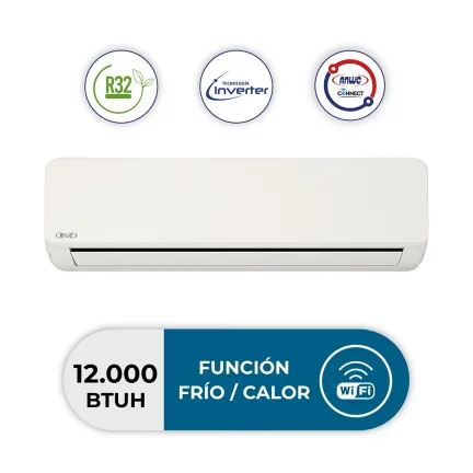 Aire Acondicionado Anwo ECOFLOW 12.000 BTU Inverter WiFi