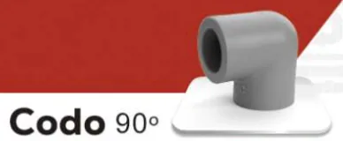 Codo PPR 90° PP-RCT PN16 termofusión