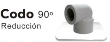 Codo Reducción PPR PP-RCT PN16 termofusión