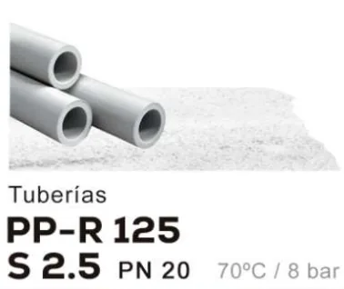 Tubo PPR Beta PP-R 125 75 mm PN20